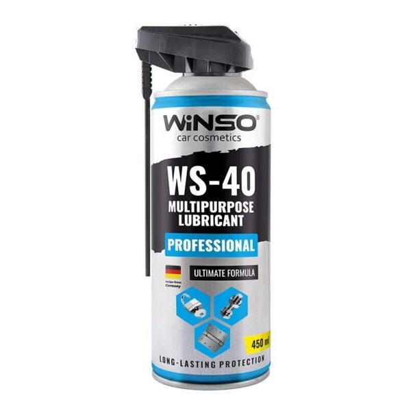 Universalus lubrikantas tepalas su antgaliu Profesionalus WINSO WS-40 450ml (WD-40)